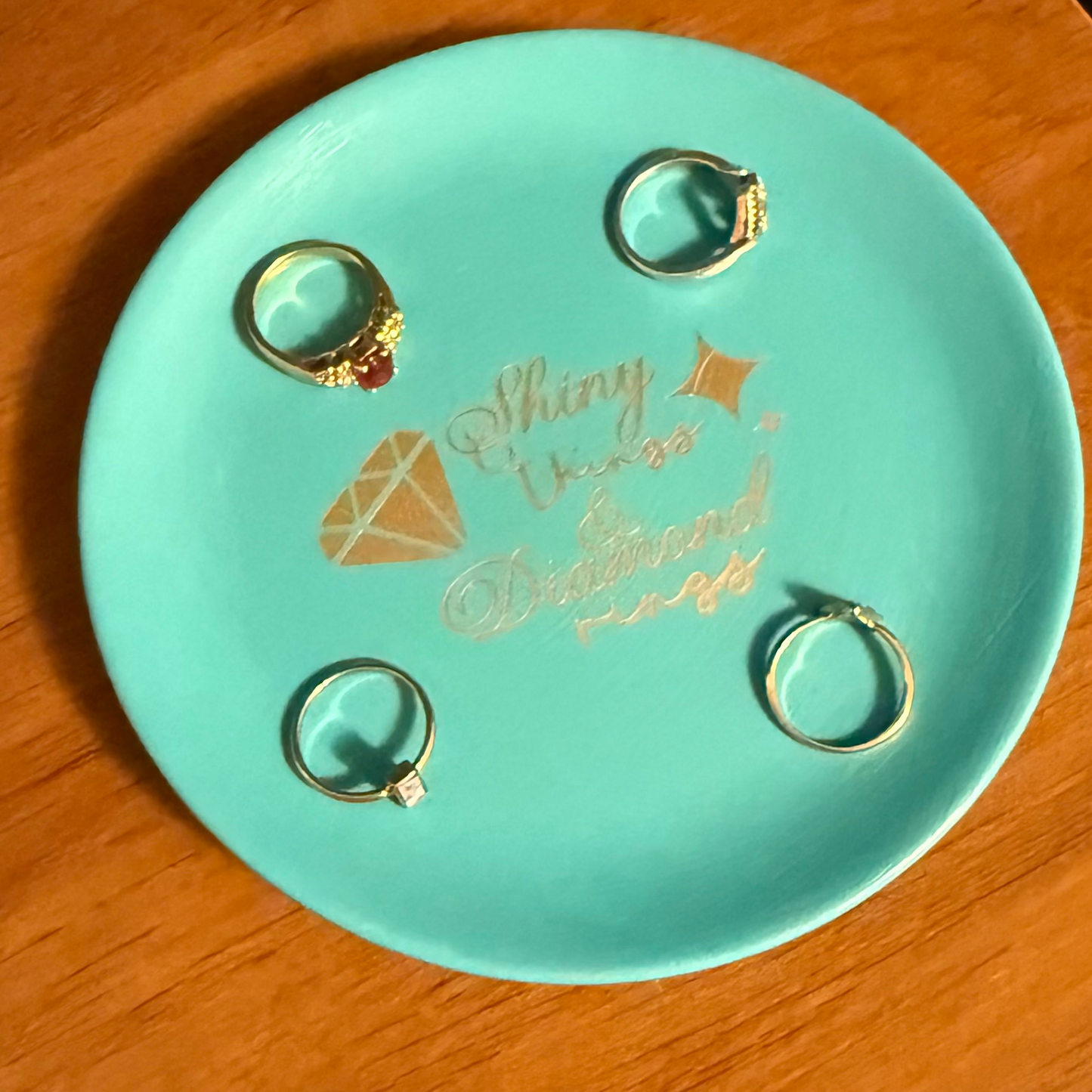 Shiny Things And Diamond Rings Jewelry Dish