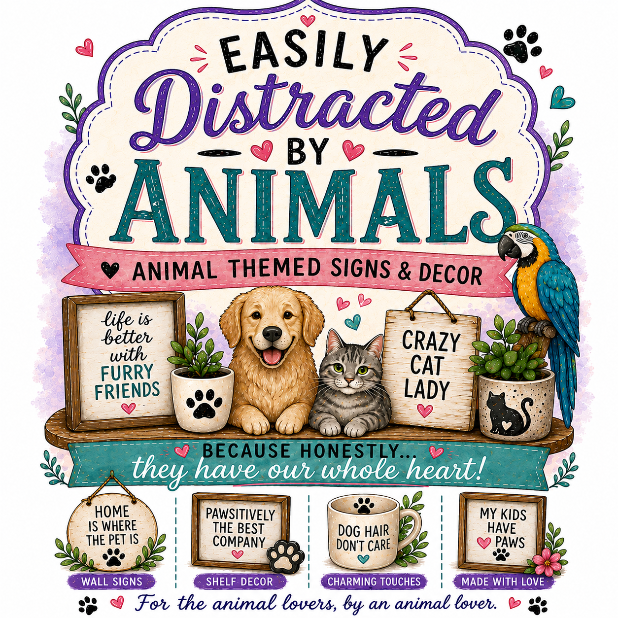 Easily Distracted by Animals