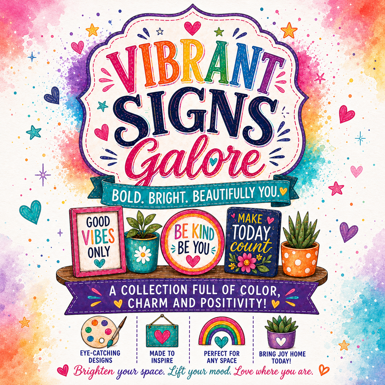 Vibrant Signs Galore
