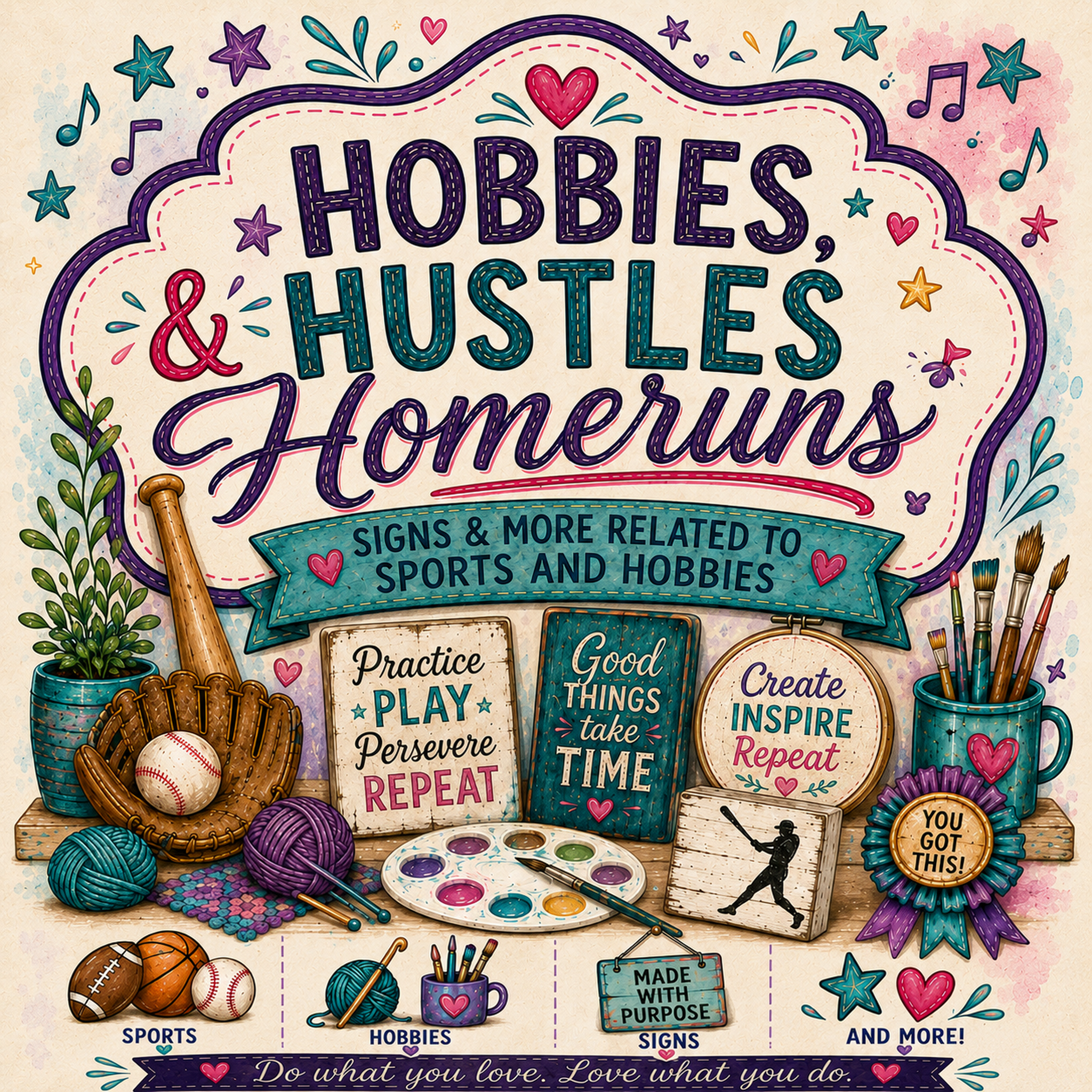 Hobbies, Hustles and Homeruns