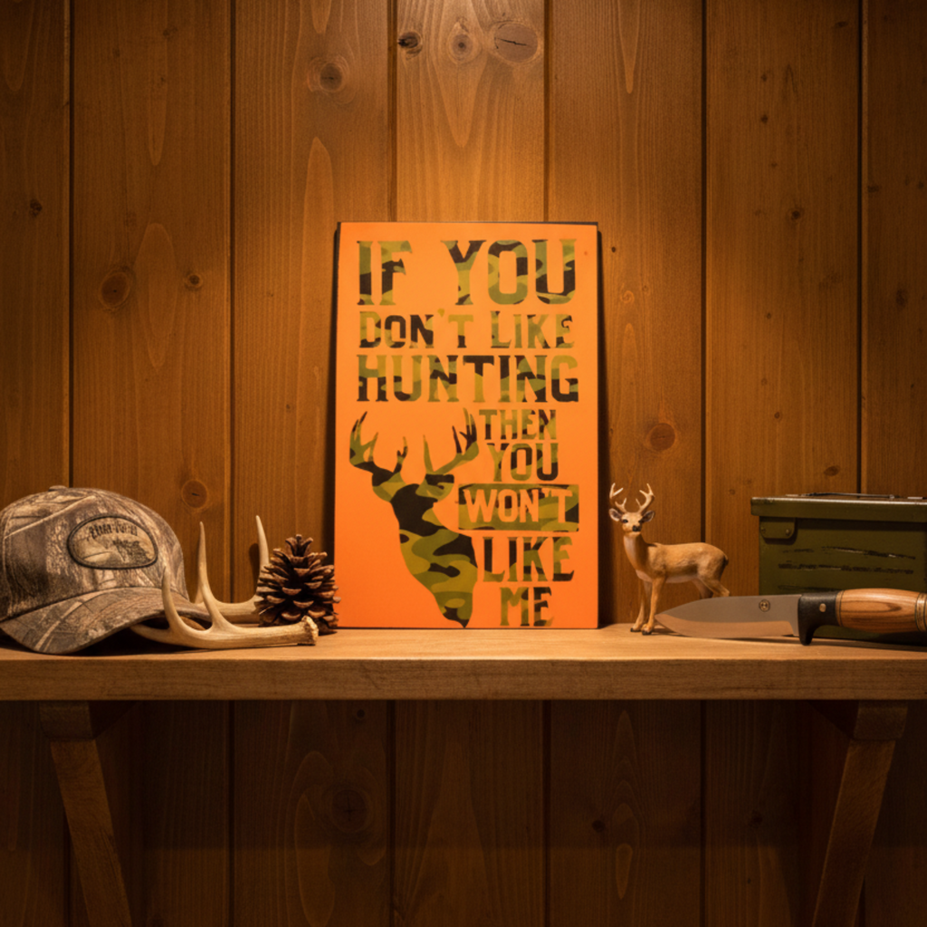 If You Don’t Like Hunting, Then You Won’t Like Me Sign