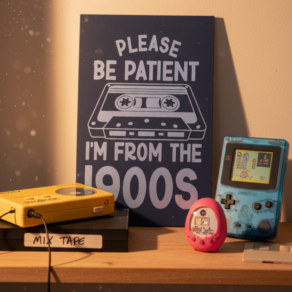 Please Be Patient I'm From the 1900s Sign
