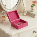 Pink and Black Butterfly Trinket Box