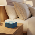 Blue and White Mandala Trinket Box