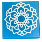 Blue and White Mandala Trinket Box