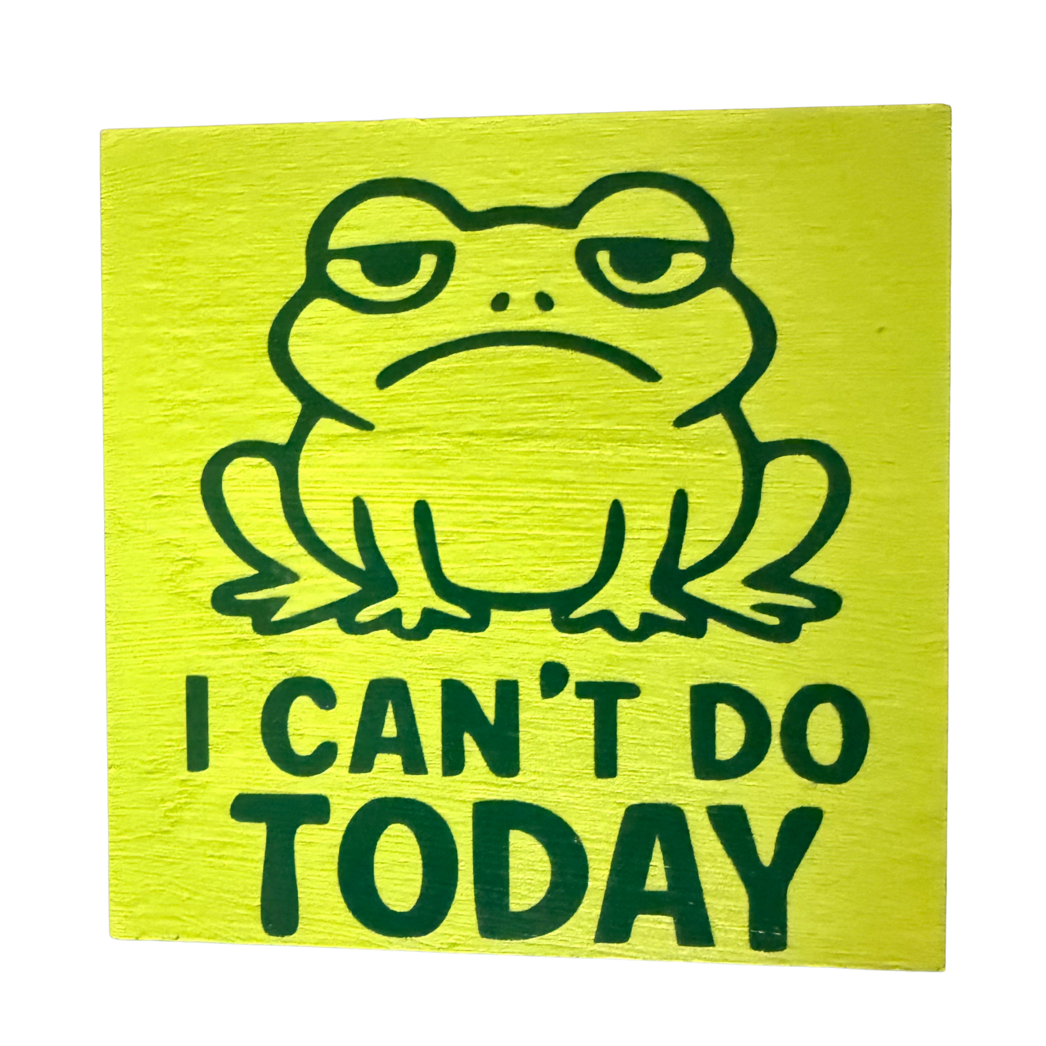 I Can’t Do Today Sign
