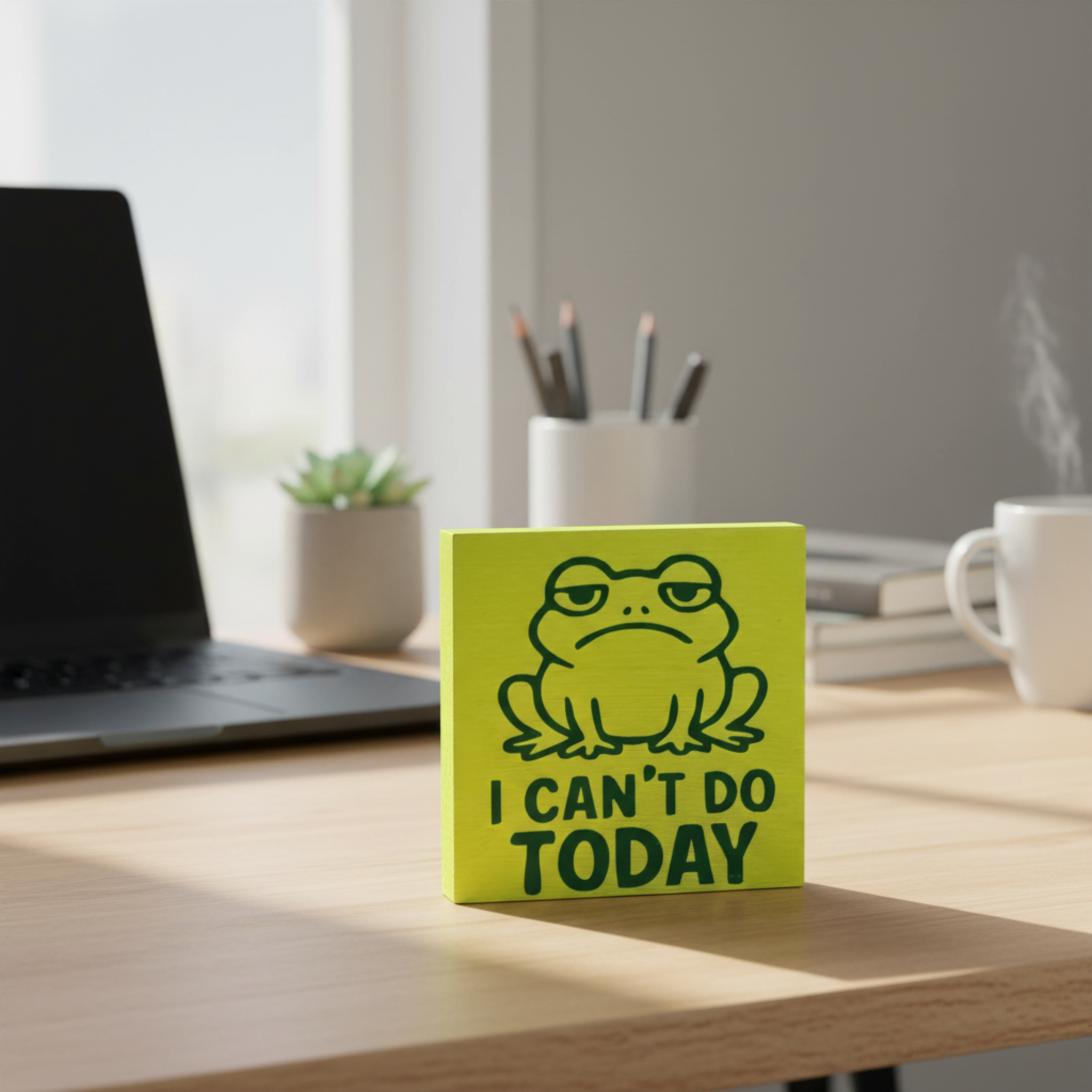 I Can’t Do Today Sign