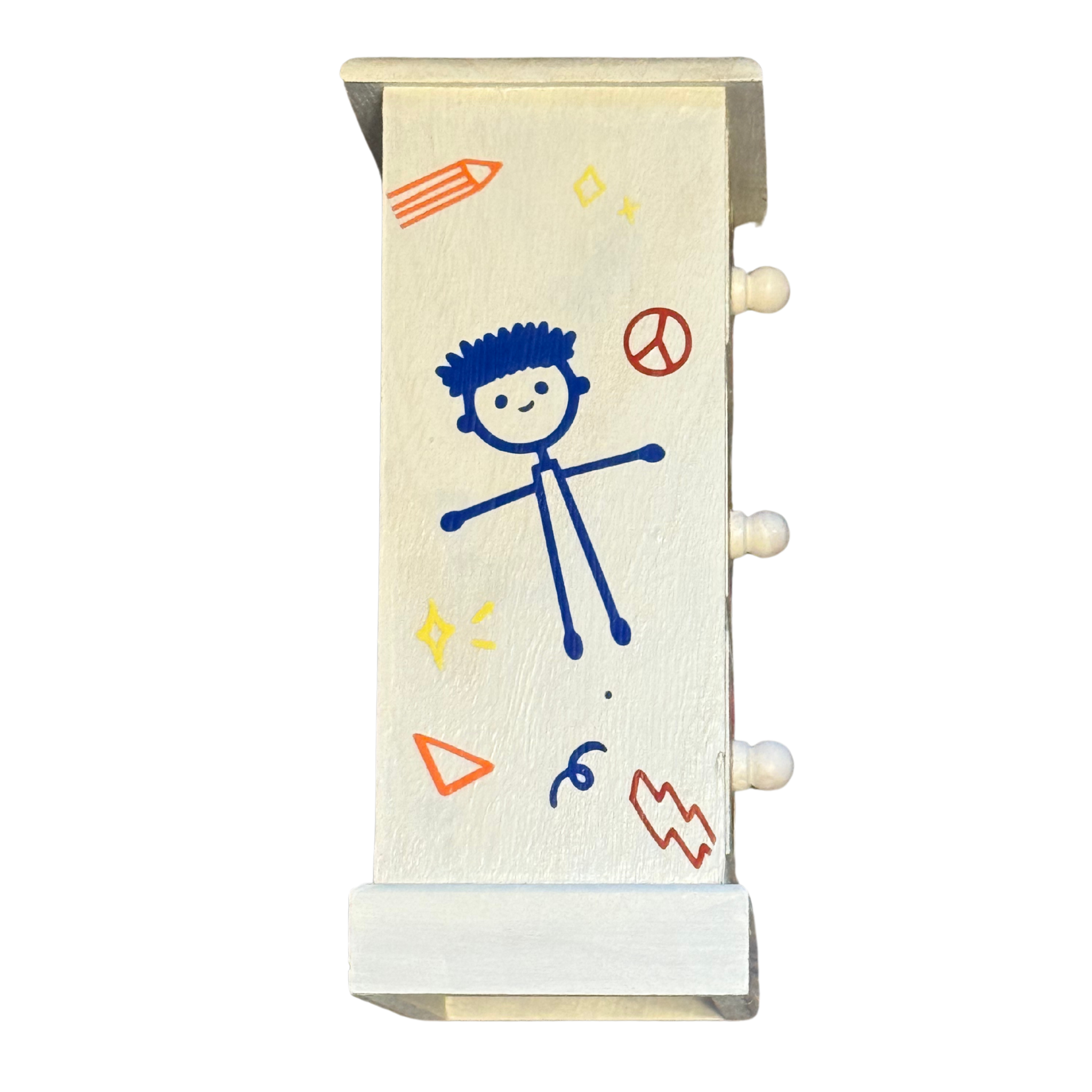 Doodle Covered Mini Desktop Dresser