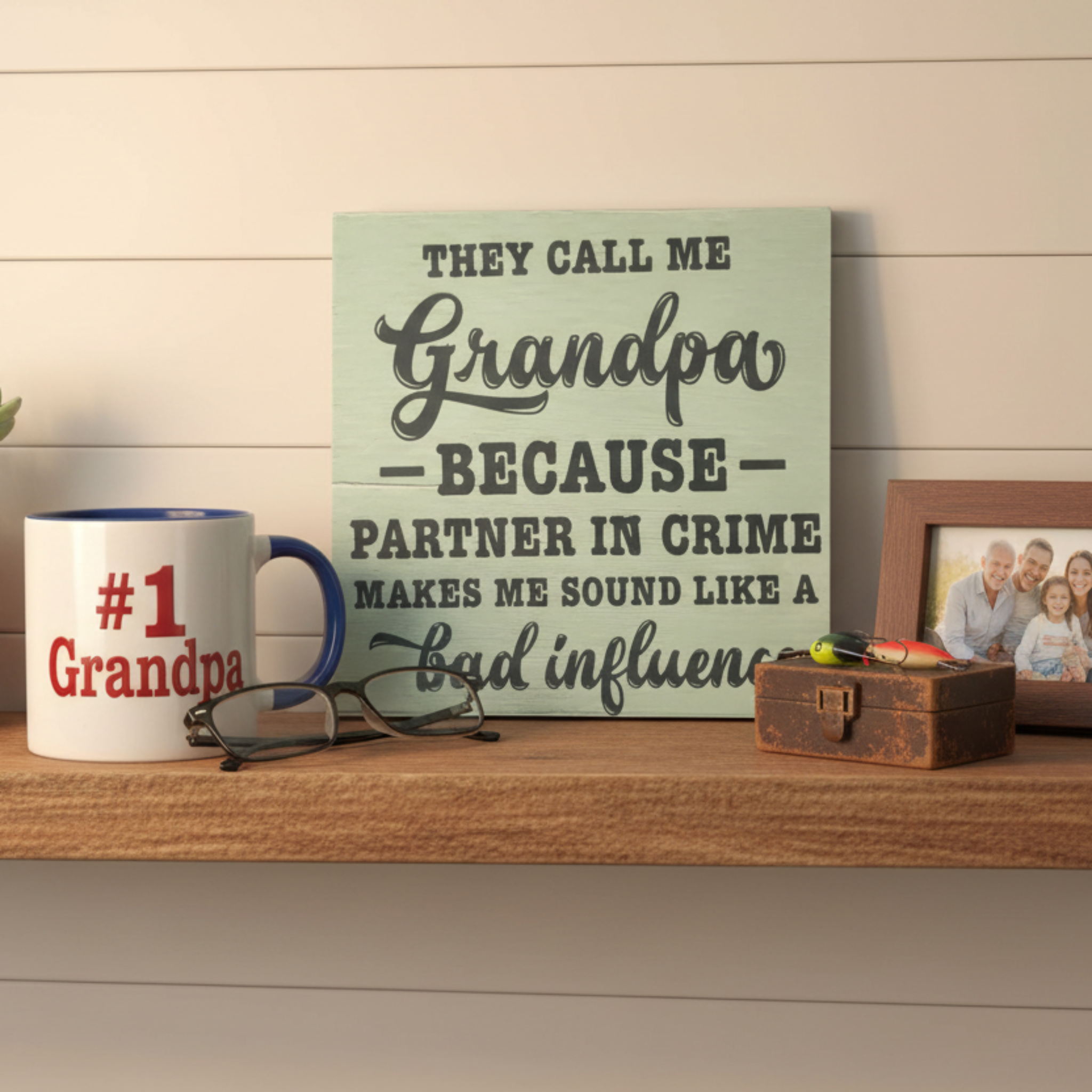 They Call Me Grandpa Because Partner in Crime Makes Me Sound Like a Bad Influence Sign