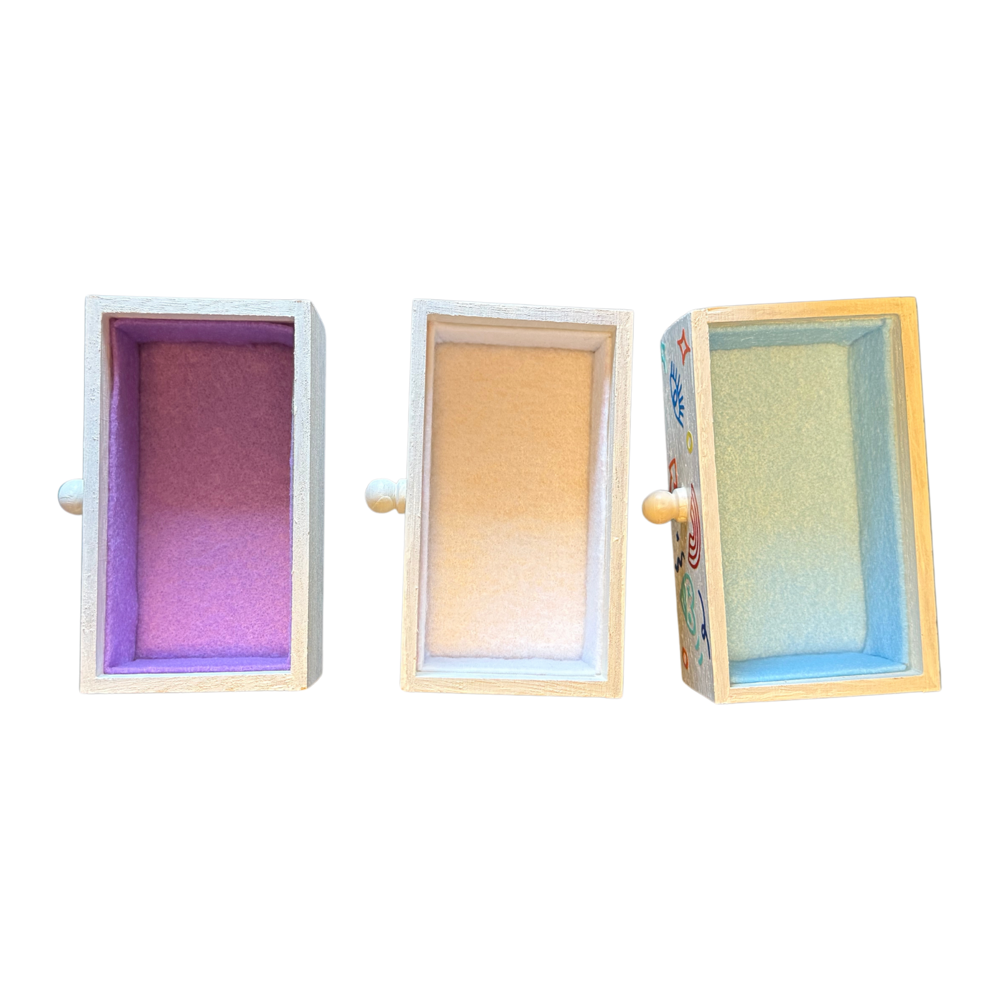 Doodle Covered Mini Desktop Dresser