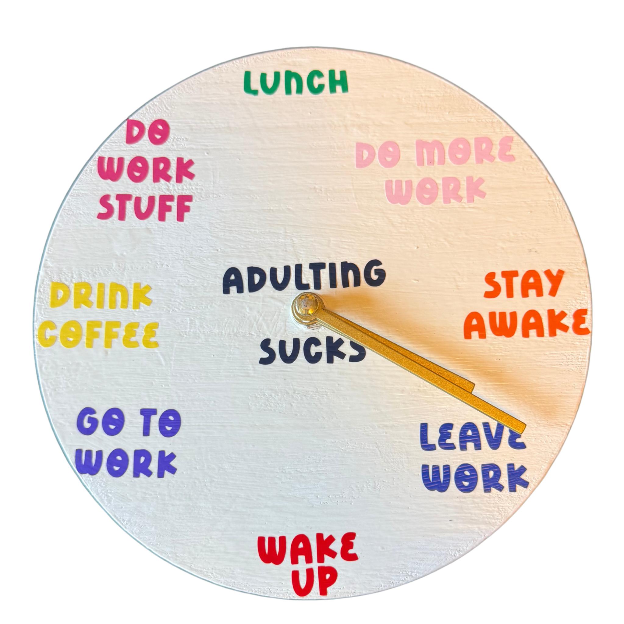 Adulting Sucks Clock