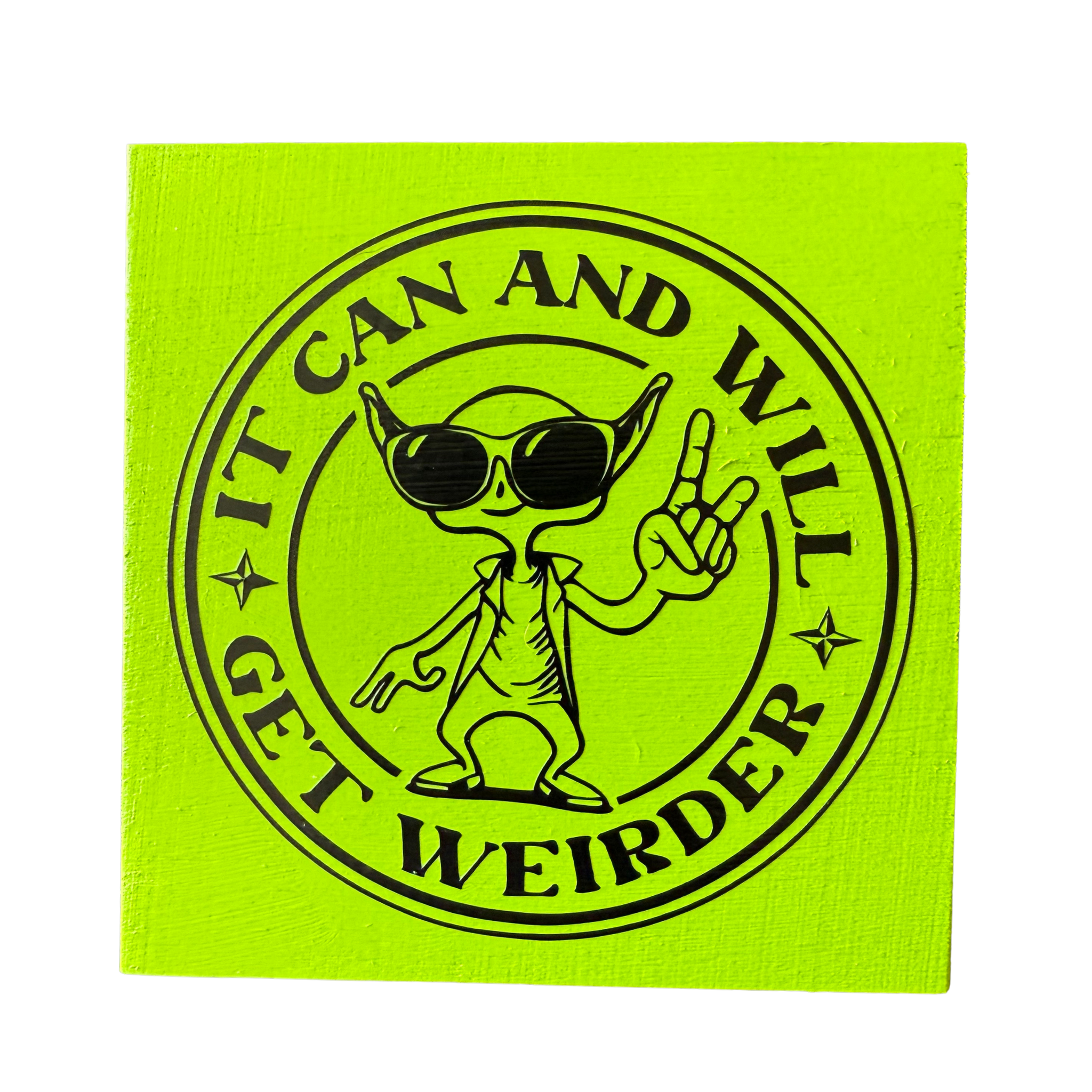 It Can and Will Get Weirder Sign