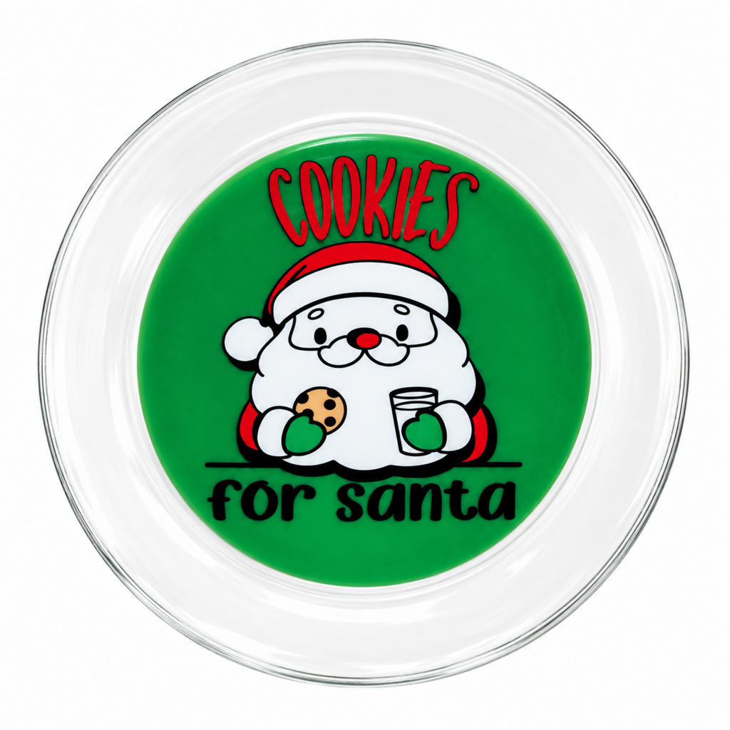 Cookies for Santa Plate