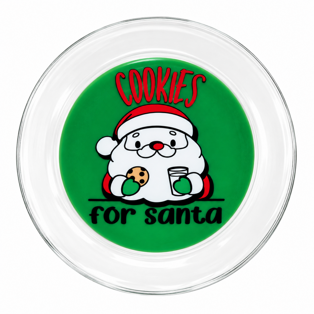 Cookies for Santa Plate