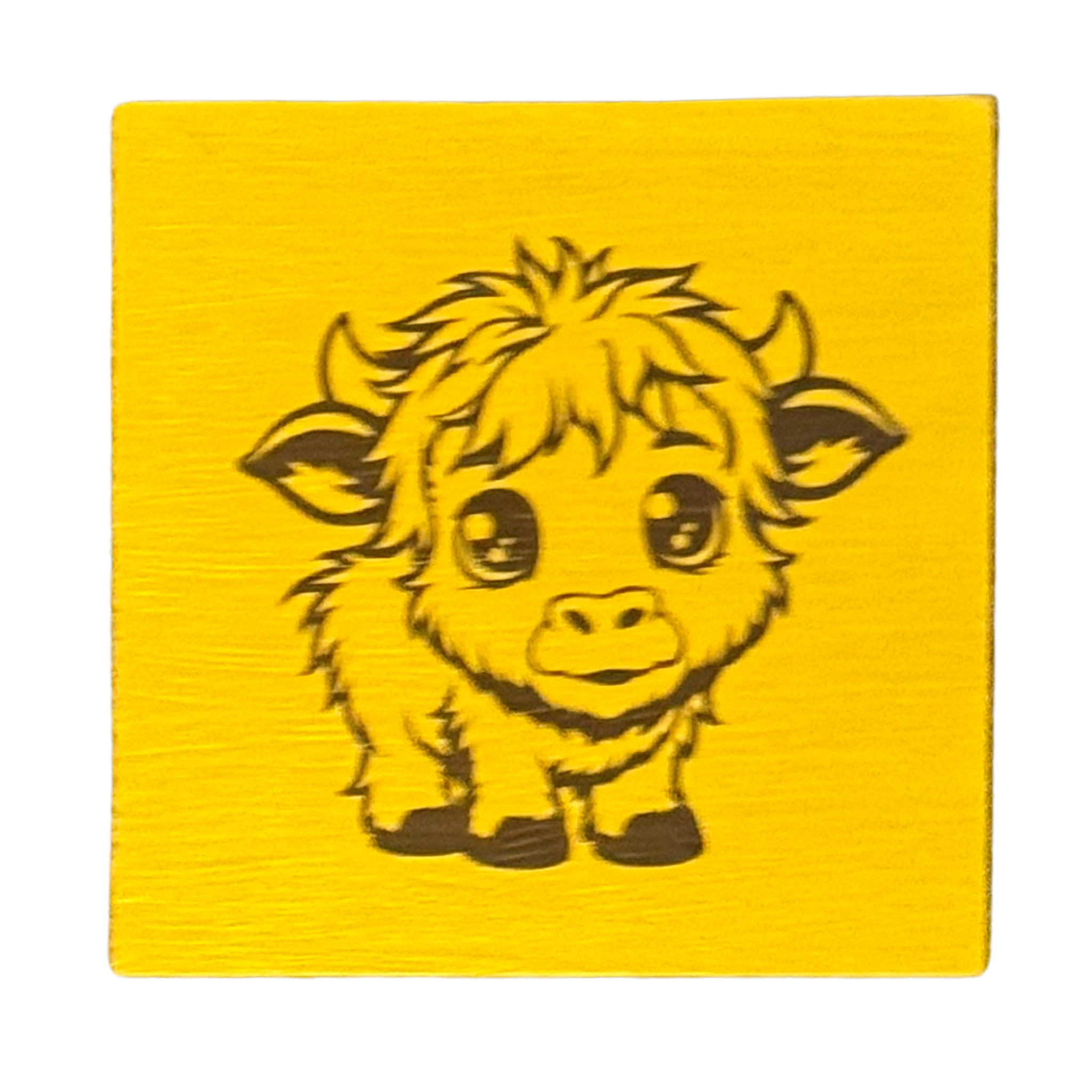 Cute Highland Cow Sign