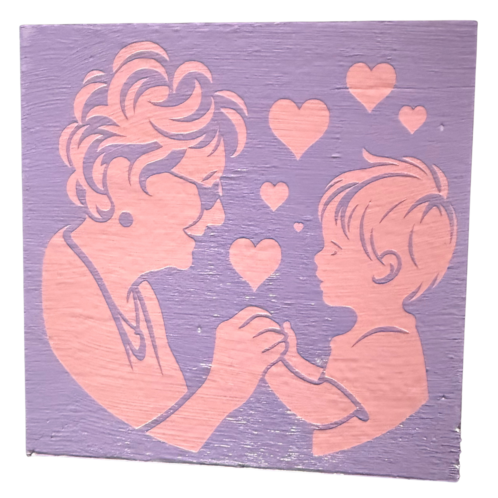 Grandma and Grandchild Sign