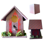 Mini Spooky Cottage Birdhouse