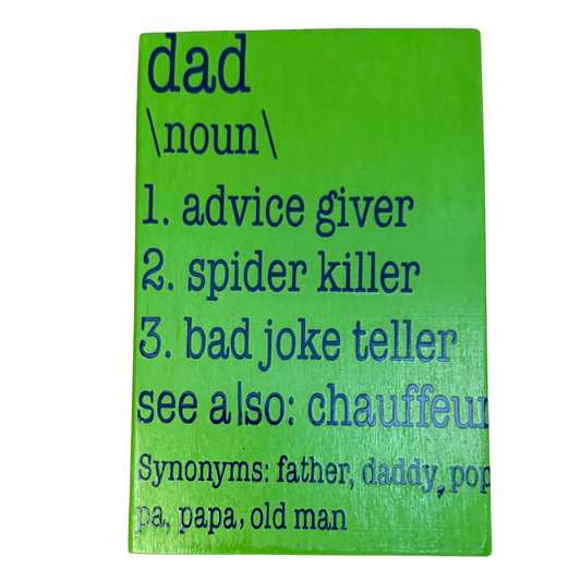 Definition of Dad Sign