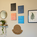 Elements of Nature: Set of 4 Abstract Paintings