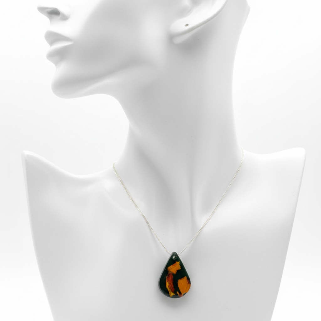 Teardrop Resin Charm
