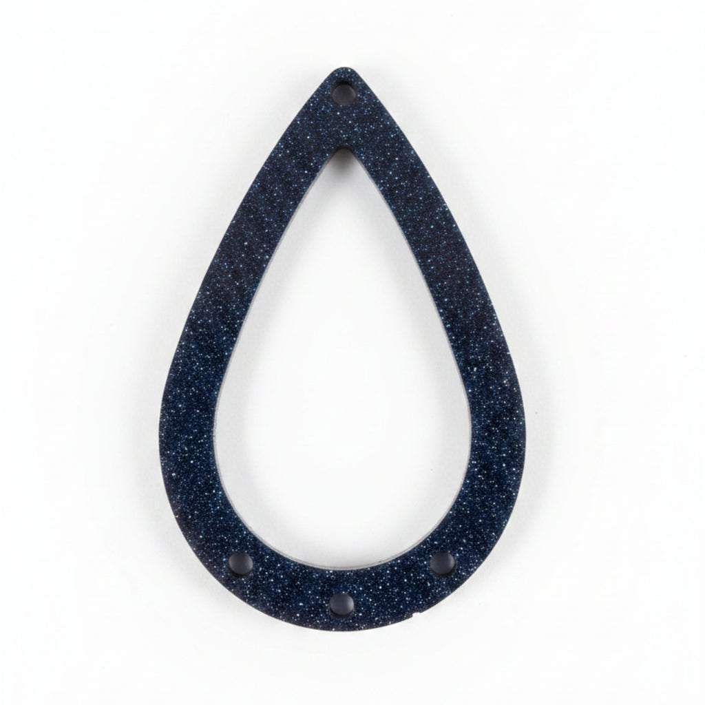 Teardrop Frame Resin Charm