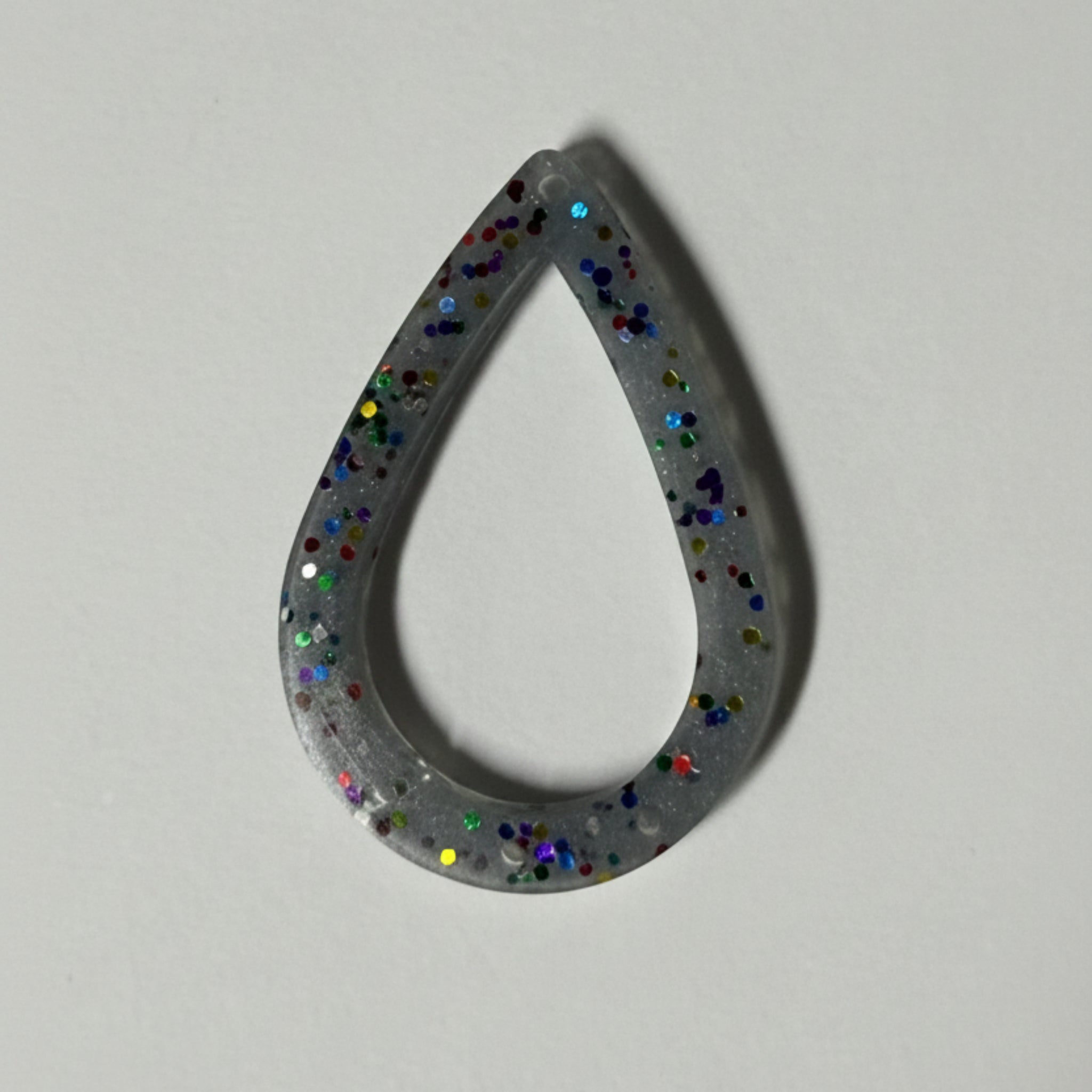 Teardrop Frame Resin Charm