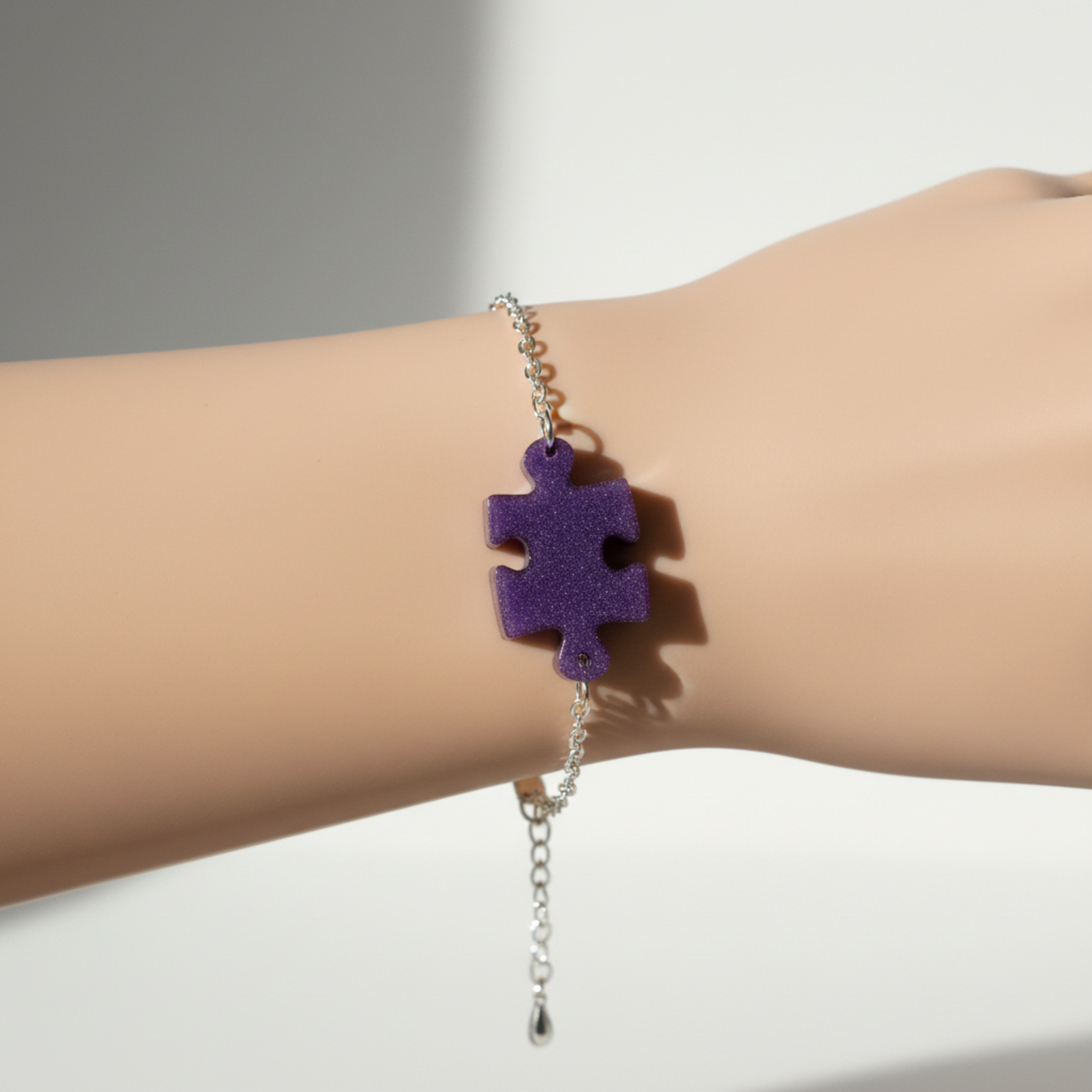 Puzzle Piece Resin Charm