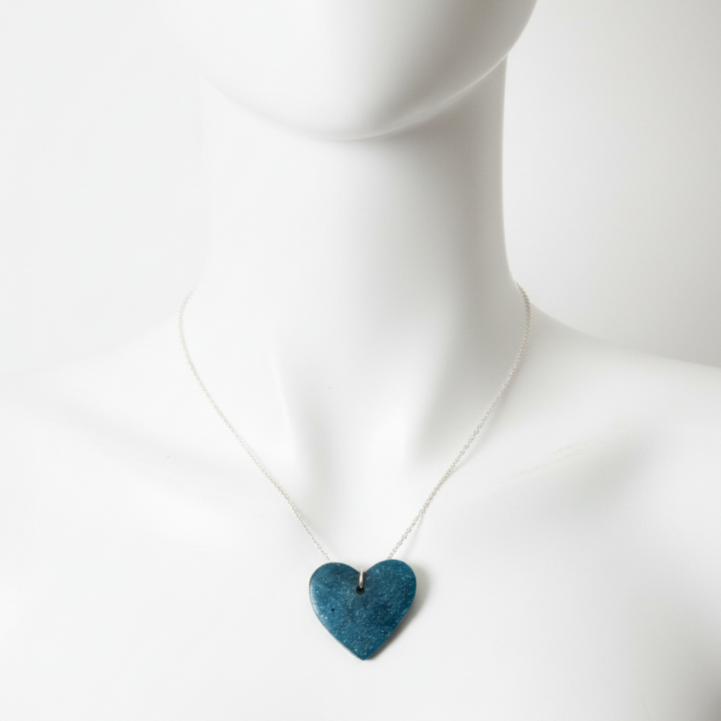 Heart Shaped Resin Charm