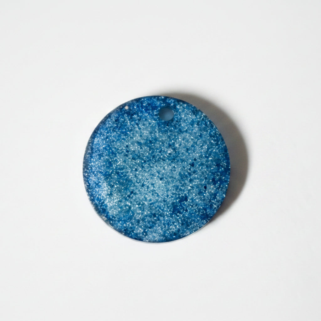 Small Round Resin Charm