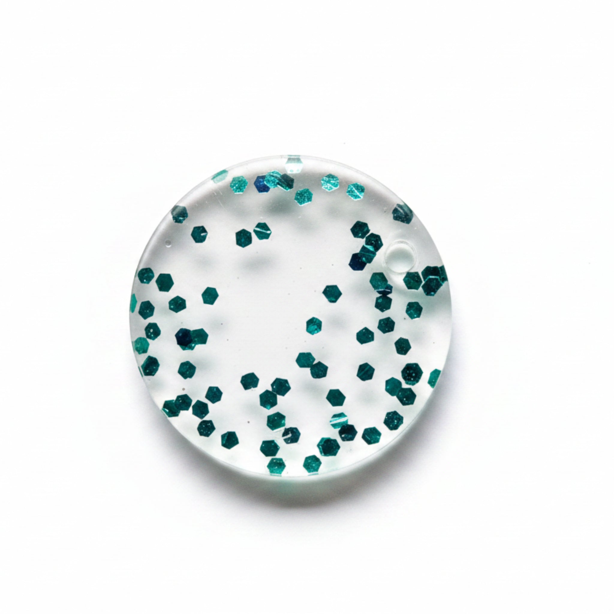Small Round Resin Charm