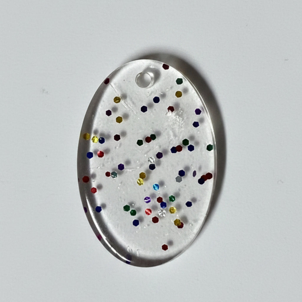 Thin Oval Charm