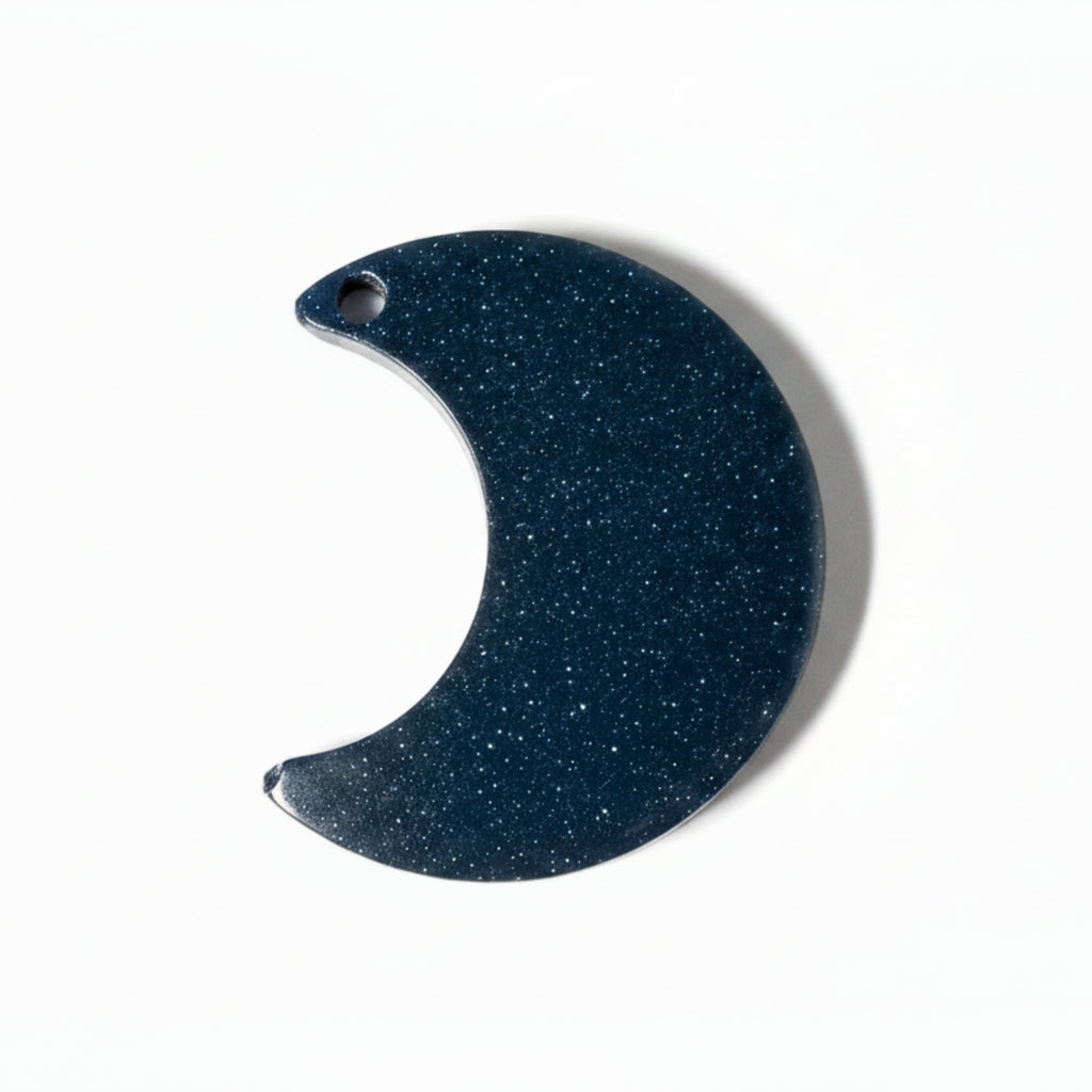 Resin Moon Charm