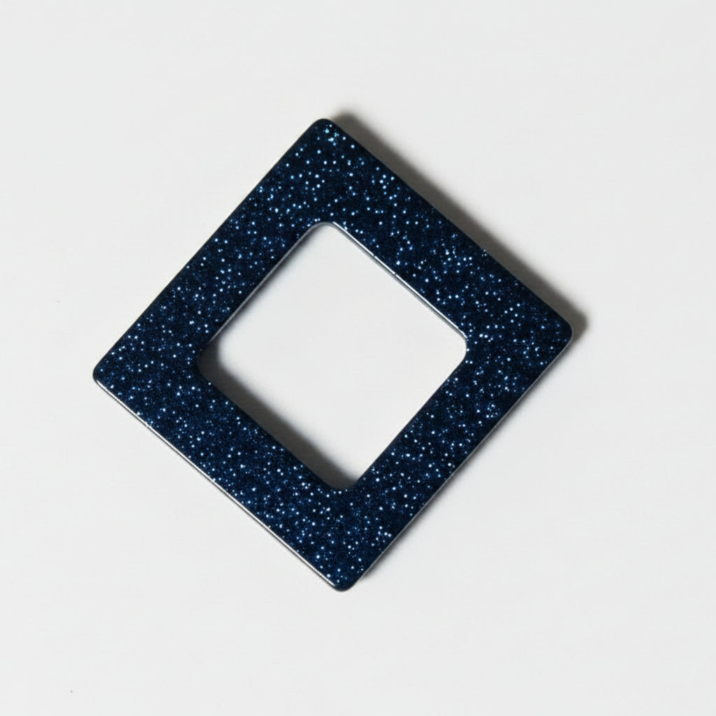 Square Resin Frame Charm