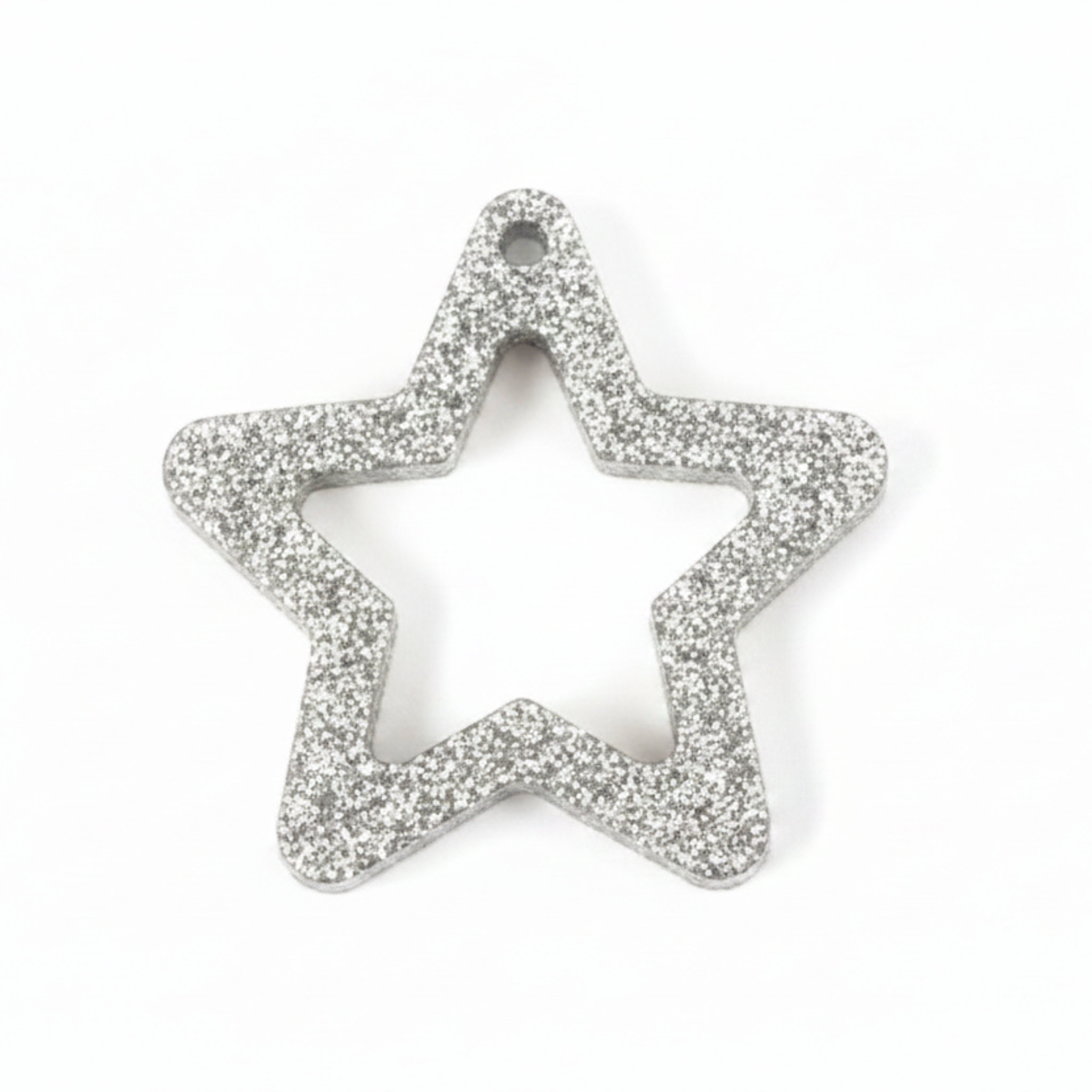Resin Star Frame Charm