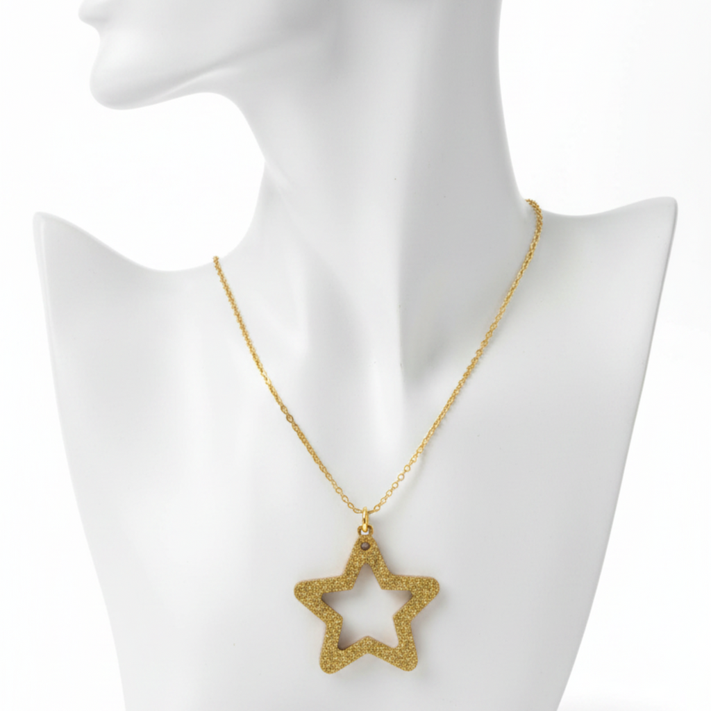 Resin Star Frame Charm