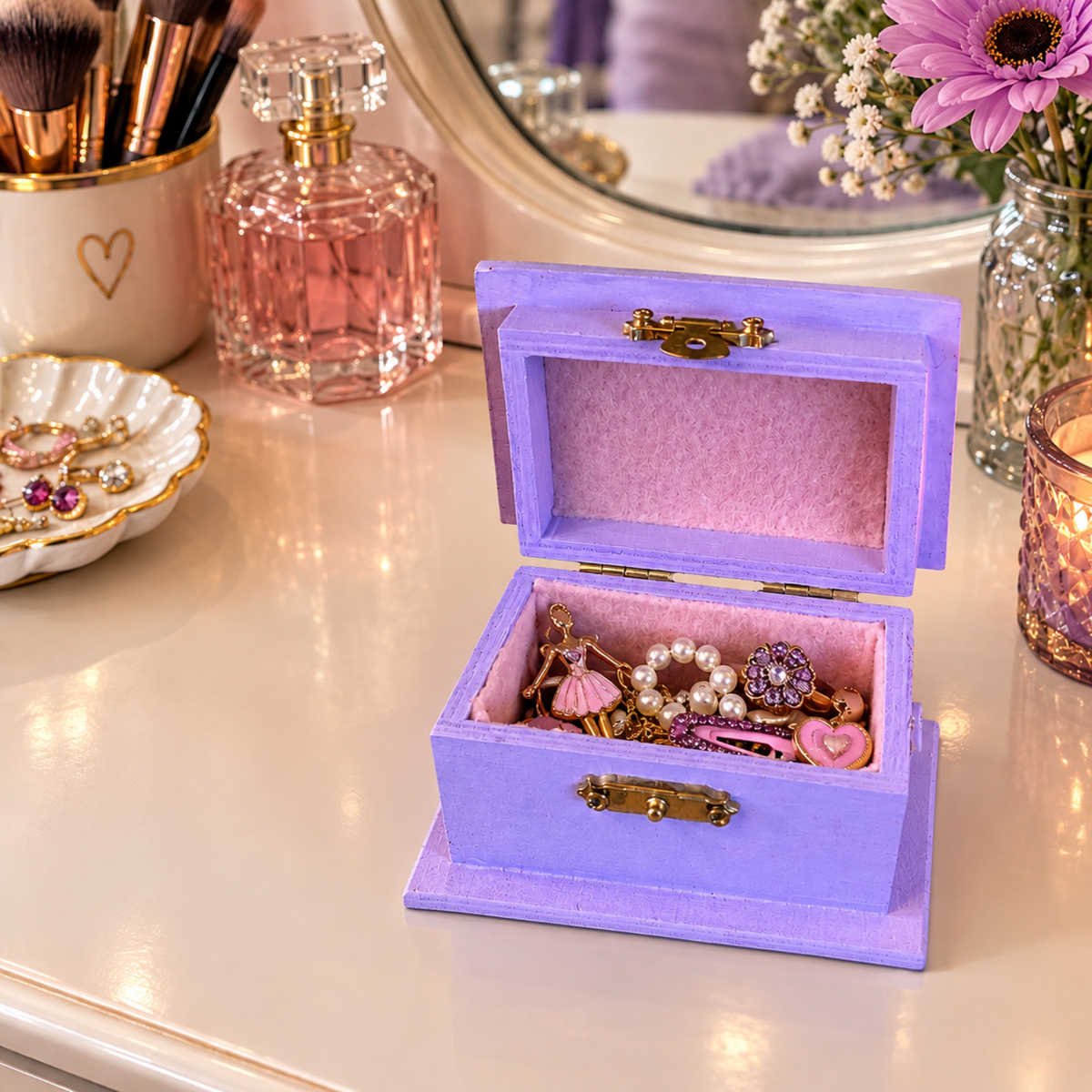 Beautiful Dancer Trinket Box