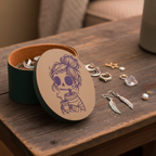 Mom Skeleton Trinket Box