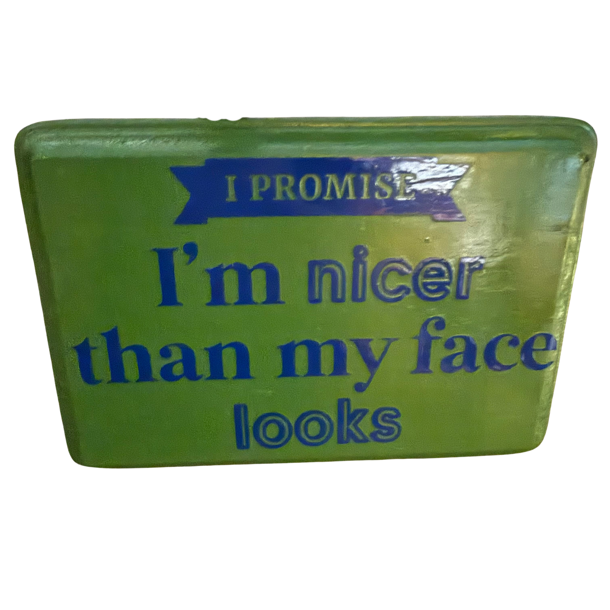 I Promise I'm Nicer Than My Face Looks Sign
