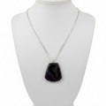 Black, Purple and Silver Charm