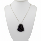 Black, Purple and Silver Charm