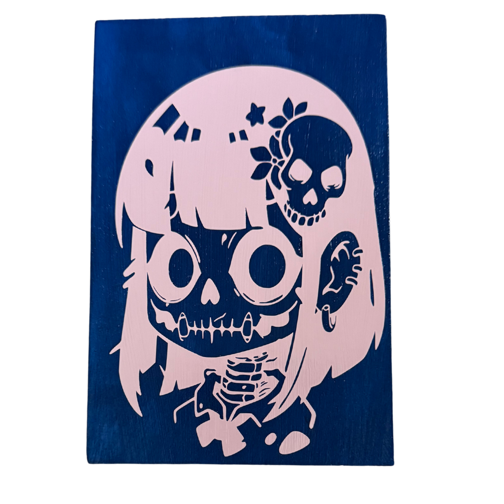 Skeleton Girl Sign