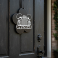 Skeleton Welcome Sign