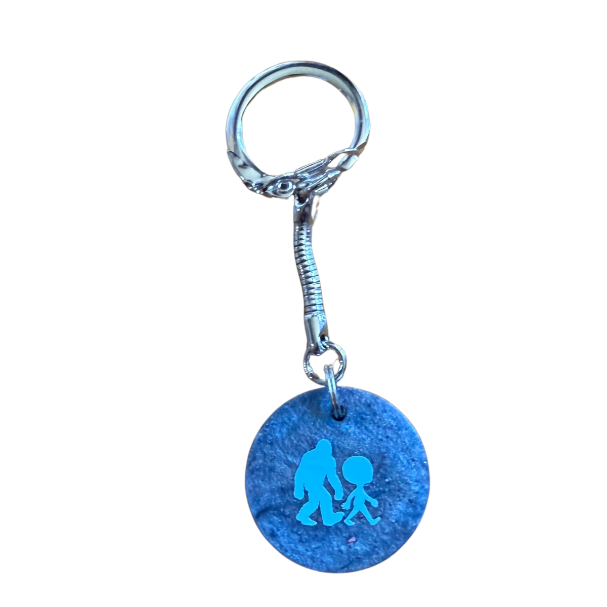 Small Round Resin Keychain