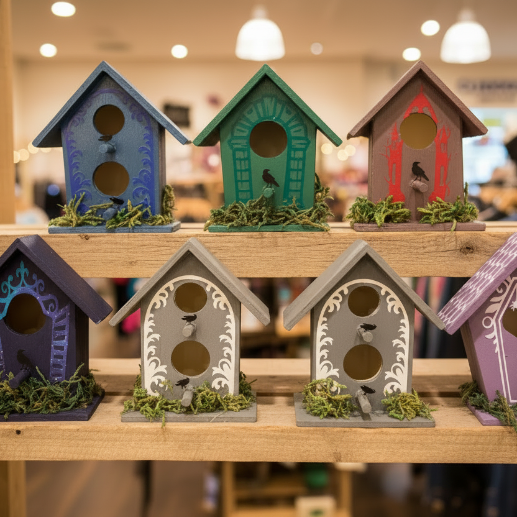 Mini Spooky Cottage Birdhouse