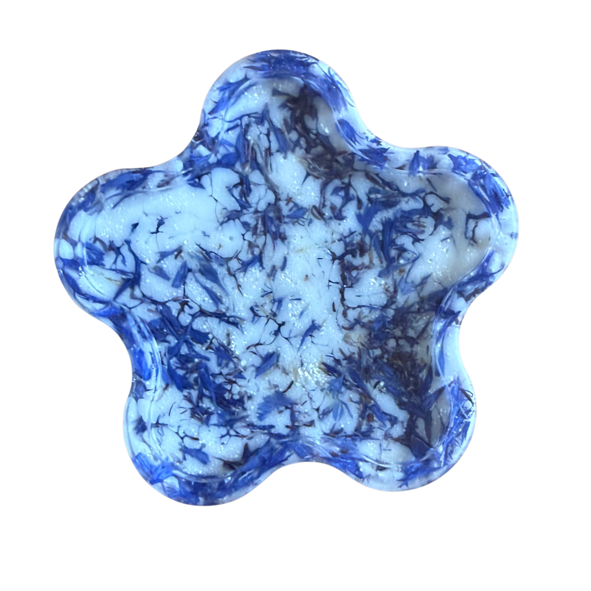 4 Inch Flower Shaped Resin Coaster
