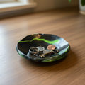 Black and Lime Green Jewelry Dish