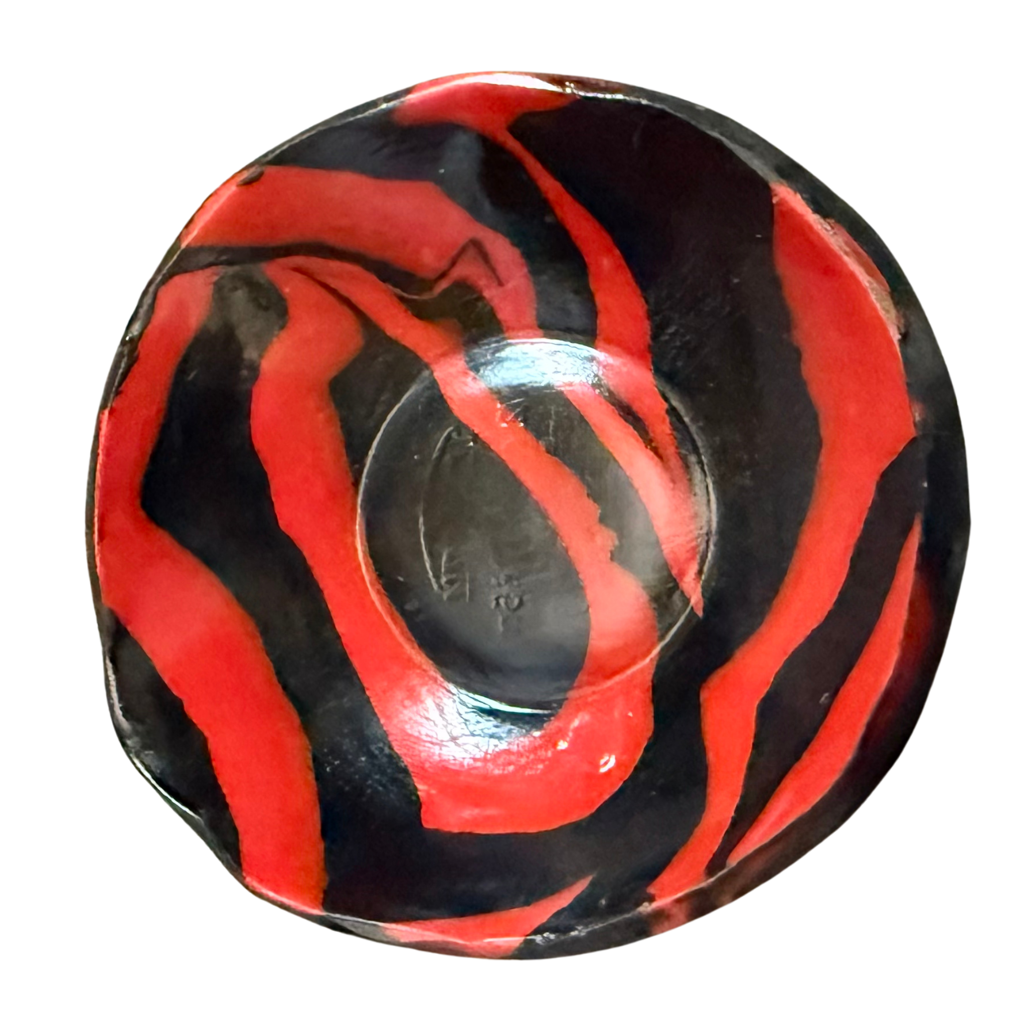 Black and Red Jewelry Dish