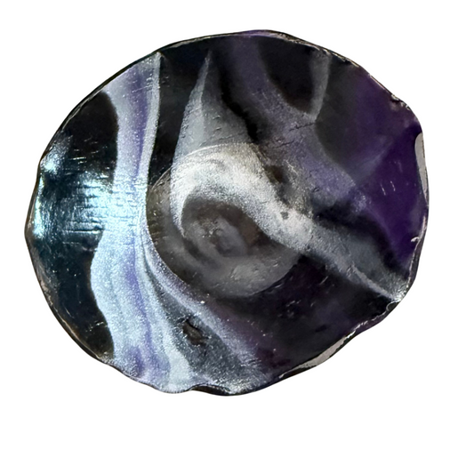 Black, Purple and Silver Jewelry Dish