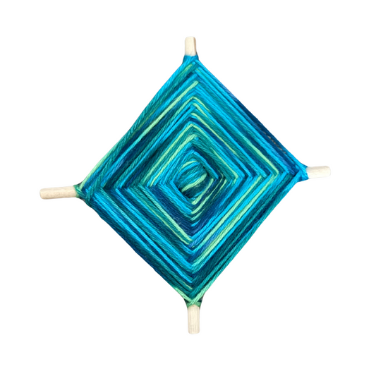Blue and Green Eye of God