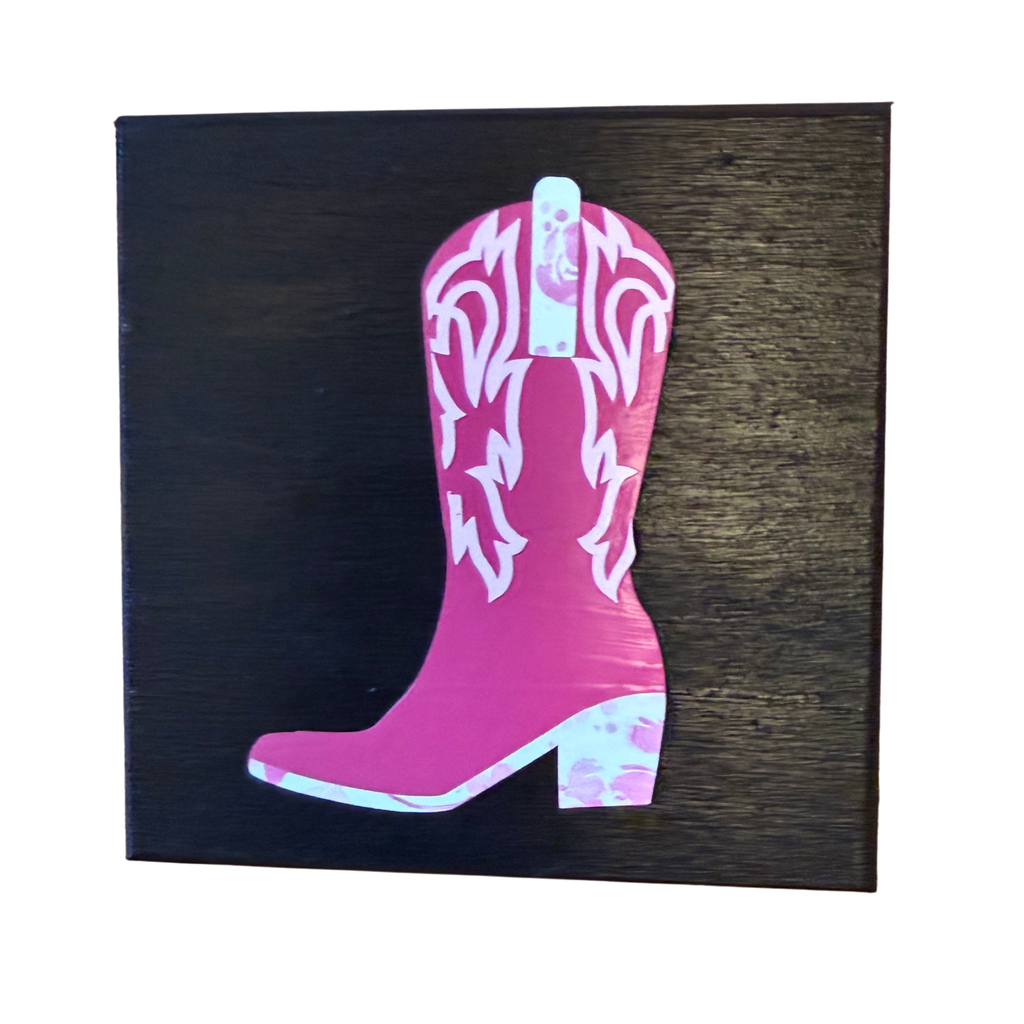 Cowgirl Boot Trinket Box